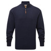 Navy Schoffel Mens Porthmeor Pima Cotton 1/4 Zip Jumper