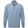Schoffel Mens Porthmeor Pima Cotton 1/4 Zip Jumper