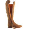 Tan Suede Fairfax and Favor Flat Regina Boot Zip