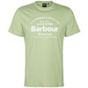 Vintage Green Barbour Mens Brairton Graphic T-Shirt