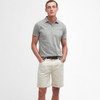 Rainy Day Barbour Mens Tickhill Polo Shirt On Model