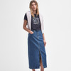 Navy Barbour Womens Marine T-Shirt On Model