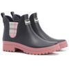 Navy/Cherry Blossom Barbour Womens Mallow Ankle Wellington Boots
