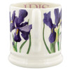 Emma Bridgewater Blue Iris Half Pint Mug BACK