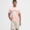 Pink Barbour Mens Terra Dye T-Shirt