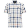 Sea Haze Tartan Barbour Mens Croft Short Sleeve Summer Shirt