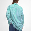 White/Kelly Green Barbour Womens Nicola Shirt Back