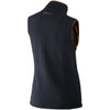 Dark Navy Melange Harkila Sandhem Ladies Fleece Waistcoat Back