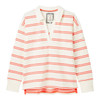 Coral Stripe Joules Womens Bayside Deckshirt