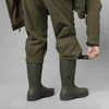 Moss Green Seeland Mens Hillside Breeks On Model Detail