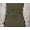Moss Green Seeland Womens Hillside Harriet Waistcoat On Model Rear Detail