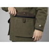 Moss Green Seeland Mens Hillside Jacket Pocket Detail