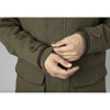 Moss Green Seeland Mens Hillside Jacket Cuff Detail