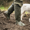 Pine Green Seeland Mens Hillside Enforced Wellington Boots Lifestyle