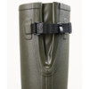 Pine Green Seeland Mens Hillside Enforced Wellington Boots Gusset Detail