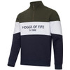 Forest/White/Navy Hoggs Of Fife Dumfries 1888 Gents 1/4 Zip Sweatshirt
