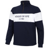 Navy/White Hoggs Of Fife Dumfries 1888 Gents 1/4 Zip Sweatshirt