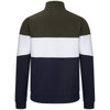 Forest/White/Navy Hoggs Of Fife Dumfries 1888 Gents 1/4 Zip Sweatshirt Back