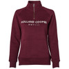 Merlot Holland Cooper Womens Sporting Heritage Zip Henley