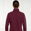 Merlot Holland Cooper Womens Sporting Heritage Zip Henley Back