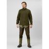 Duffel Green/Pine Green Seeland Mens August Trousers On Model