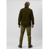 Duffel Green/Pine Green Seeland Mens August Trousers On Model Back