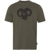 Pine Green Melange Seeland Mens Outdoor T-Shirt