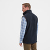 Navy Schoffel Oakham Fleece Gilet Model Rear