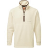 Ecru Schoffel Mens Berkeley Retro Fleece 1/4 Zip