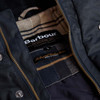Navy Barbour Mens Bleaberry Wax Jacket Lining