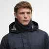 Navy Barbour Mens Bleaberry Wax Jacket Chest