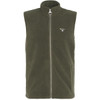 Mid-Olive Barbour Mens Essentials Fleece Gilet