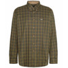 Deep Olive Barbour Mens Sporting Tattersall Regular Shirt