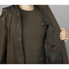 Hunting green/Shadow brown Harkila Mens Forest Hunter GTX Jacket Inside Detail