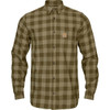 Dark Olive Check Harkila Mens Scandinavian Shirt