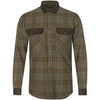 Grape Leaf/Terracotta Check Seeland Mens Banff Shirt