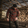 Red Check Seeland Mens Banff Shirt Lifestyle
