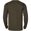 Hunting green/Shadow brown Harkila Forest Hunter Long Sleeve T-Shirt Back