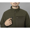 Pine Green Seeland Mens Celsius Heat Jacket On Model