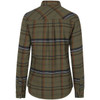 Grape Leaf/Terracotta Check Seeland Womens Skye Flannel Shirt Back