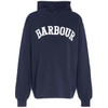 Navy/White Barbour Womens Northumberland Hoodie