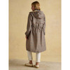 Henson Check Joules Womens Holkham Packable Raincoat On Model Rear