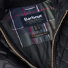 Black Barbour Womens Fitted Beadnell Quilt Jacket Lining