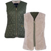 Olive/Natural Barbour Womens Markenfield Liner