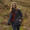 Dark Classic Barbour Womens Tartan Ashby Wax Jacket Lifestyle