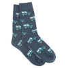 Blue Albert and Maurice Mens 4x4 Socks