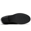 Black Leather Clarks Womens Neva Buckle Boot Sole