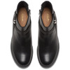 Black Leather Clarks Womens Neva Buckle Boot Top