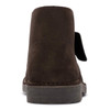 Dark Brown Suede Clarks Mens Desert Boot Evo Back