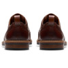 Mid Tan Leather Clarks Mens Aldwin Limit Brogue Shoe Back